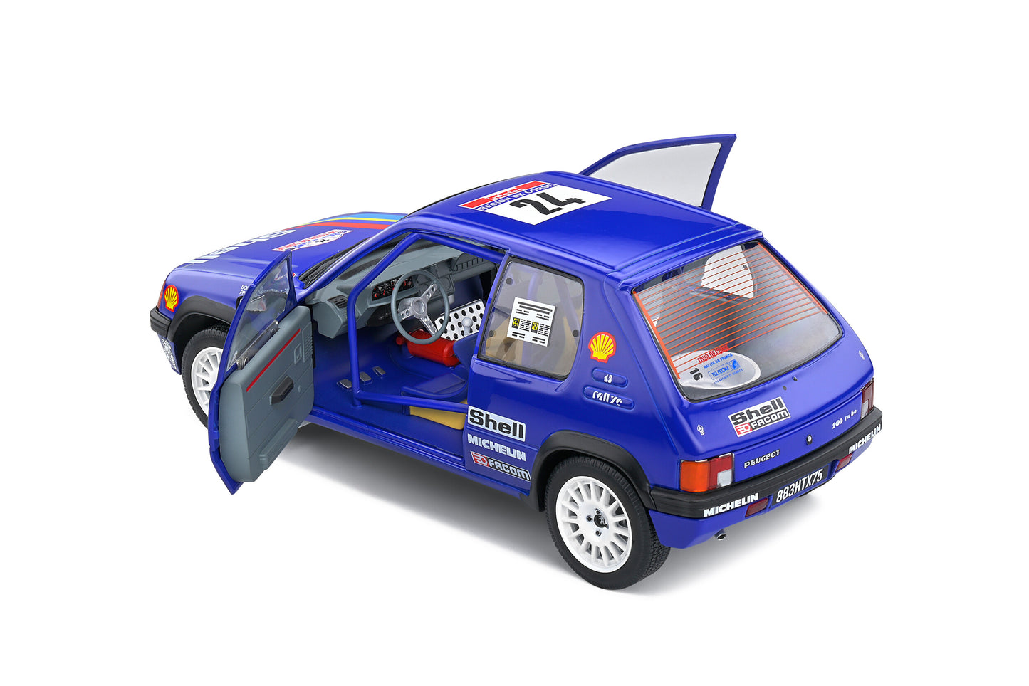 Peugeot 205 Rallye Gr.A – Tour de Corse – 1990 – #24 R. Boursier / B. Frangin (1:18)