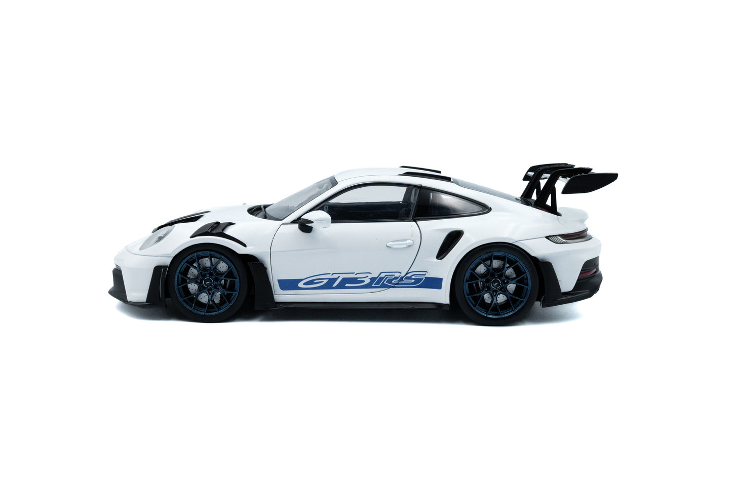 Porsche 911 GT3 RS bela sa plavim prugama 2024 1:18 Solido