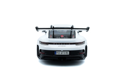 Porsche 911 GT3 RS bela sa plavim prugama 2024 1:18 Solido