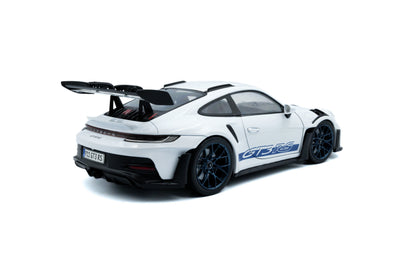 Porsche 911 GT3 RS bela sa plavim prugama 2024 1:18 Solido