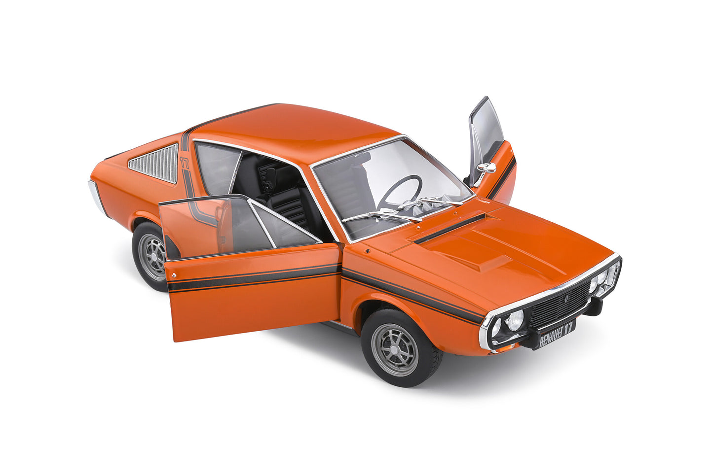 Renault 17 TS – Orange 331 / Black stripes – 1973 (1:18)