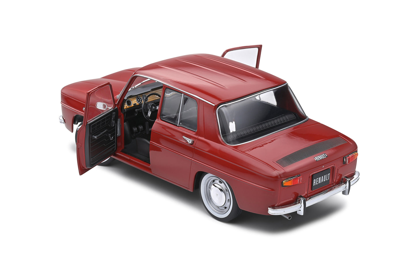 Renault 8 Major – Rouge Etrusque – 1968 – 1:18 – Solido