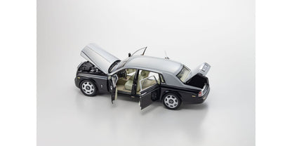Detaljan metalni model Rolls-Royce Phantom EWB 2012 Black Silver sa strane