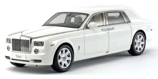 Rolls-Royce Phantom EWB 2012 English White metalni model, prikaz iz prednje strane.