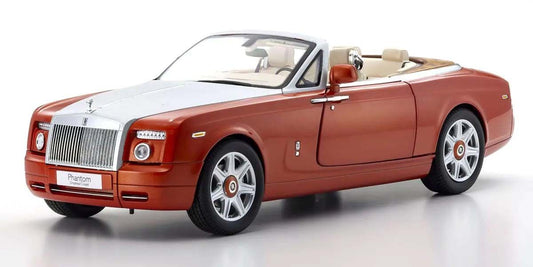 Prednji pogled modela Rolls-Royce Phantom Drophead Coupé 2007 Orange, sa jasno prikazanim detaljima