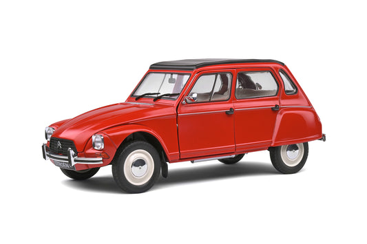 Citroën Dyane 6 Rouge Corsaire 1968 – Die‑Cast Solido