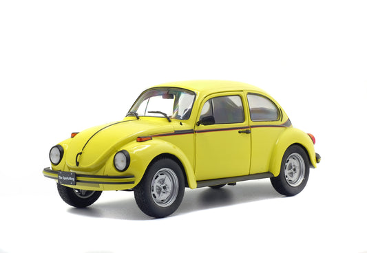 VW Beetle Sport 1974 Brillant Gelb – Die‑Cast Solido