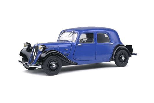 Citroën Traction 7 bi‑ton Dark Blue/Black 1937 – Die‑Cast Solido
