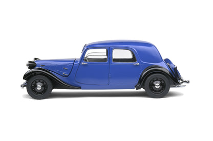 Citroën Traction 7 bi‑ton Dark Blue/Black 1937 – Die‑Cast Solido