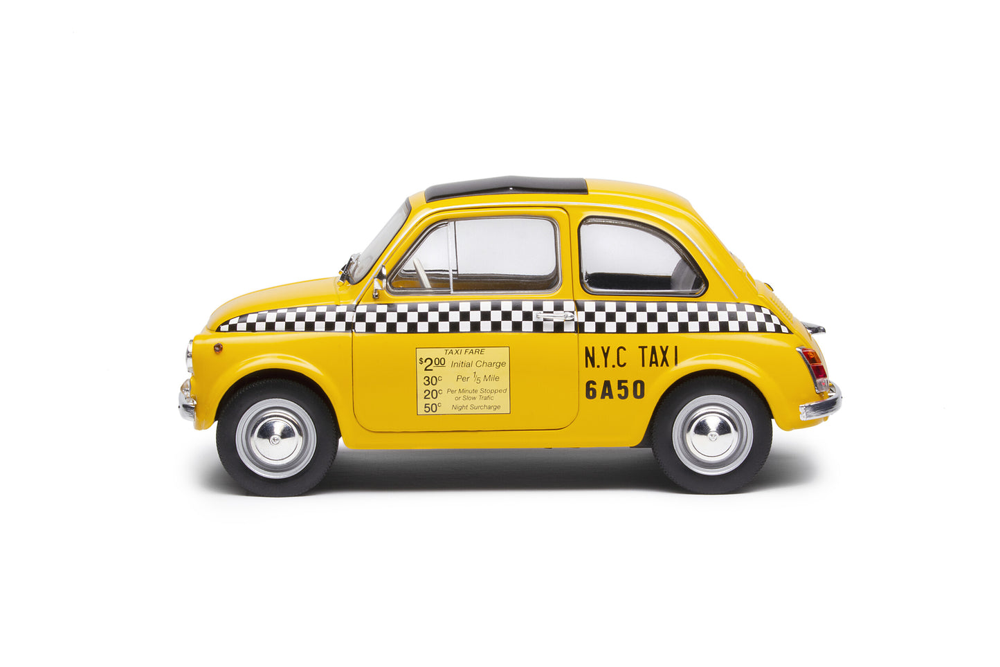 Fiat 500 Taxi NYC 1965 1:18 Solido