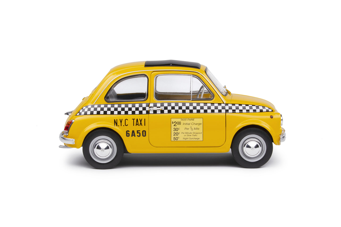 Fiat 500 Taxi NYC 1965 1:18 Solido