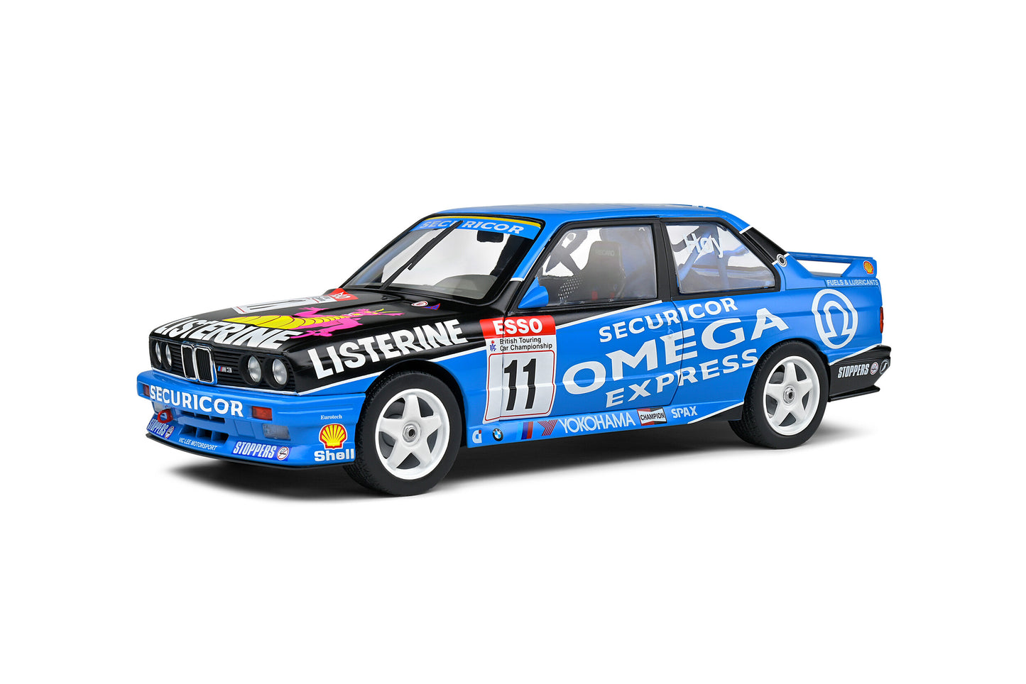 BMW E30 M3 BLUE #1 W.HOY BTCC 1991