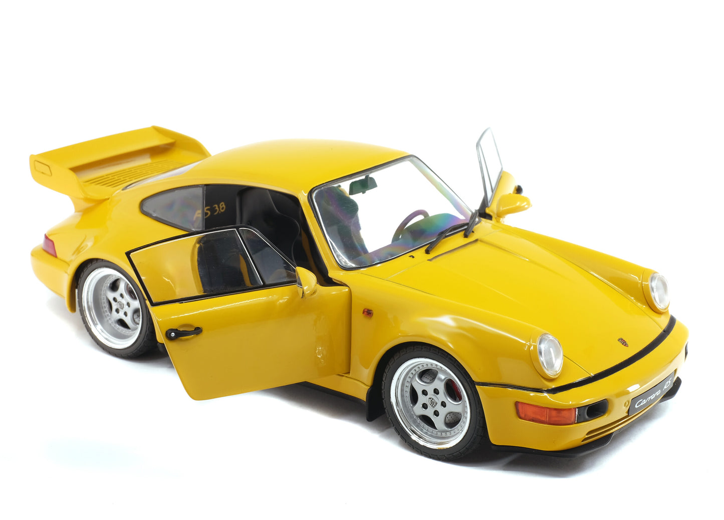 Porsche 911 (964) Carrera 3.8 RS – Jaune Vitesse – 1990 – 1:18 – Solido
