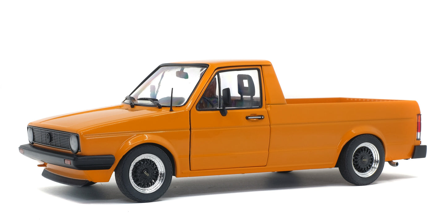 Volkswagen Caddy Mk1 Custom Metallic Orange – 1982 – 1:18 – Solido