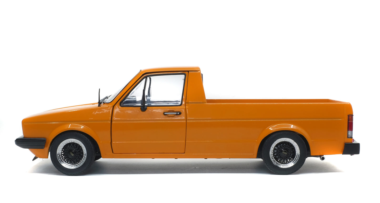 Volkswagen Caddy Mk1 Custom Metallic Orange – 1982 – 1:18 – Solido