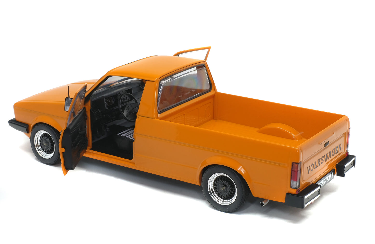 Volkswagen Caddy Mk1 Custom Metallic Orange – 1982 – 1:18 – Solido