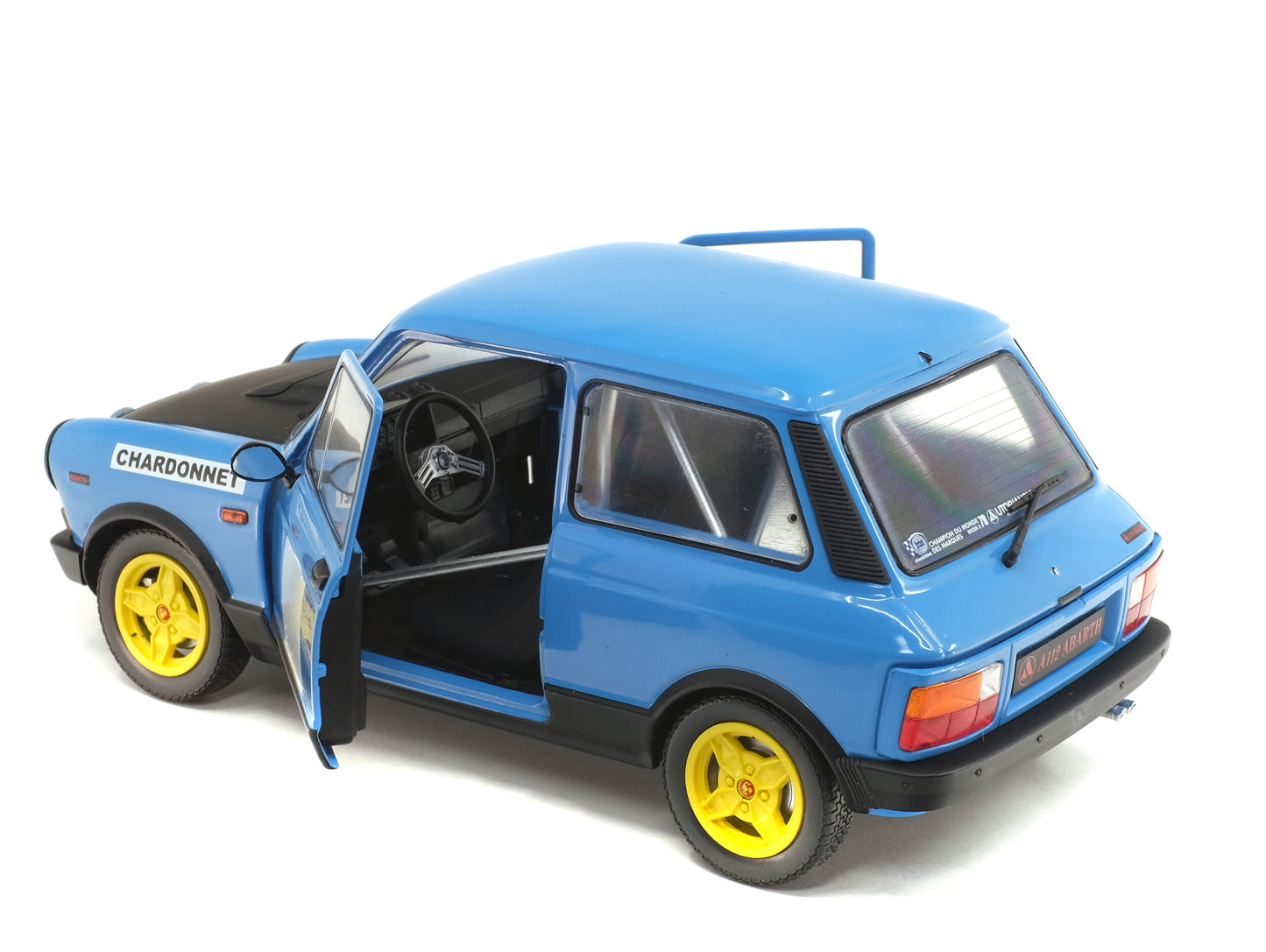 Autobianchi A112 Mk5 Abarth – Bleu Chardonnet (Chardonnet Rally Set) – 1980 – 1:18 – Solido
