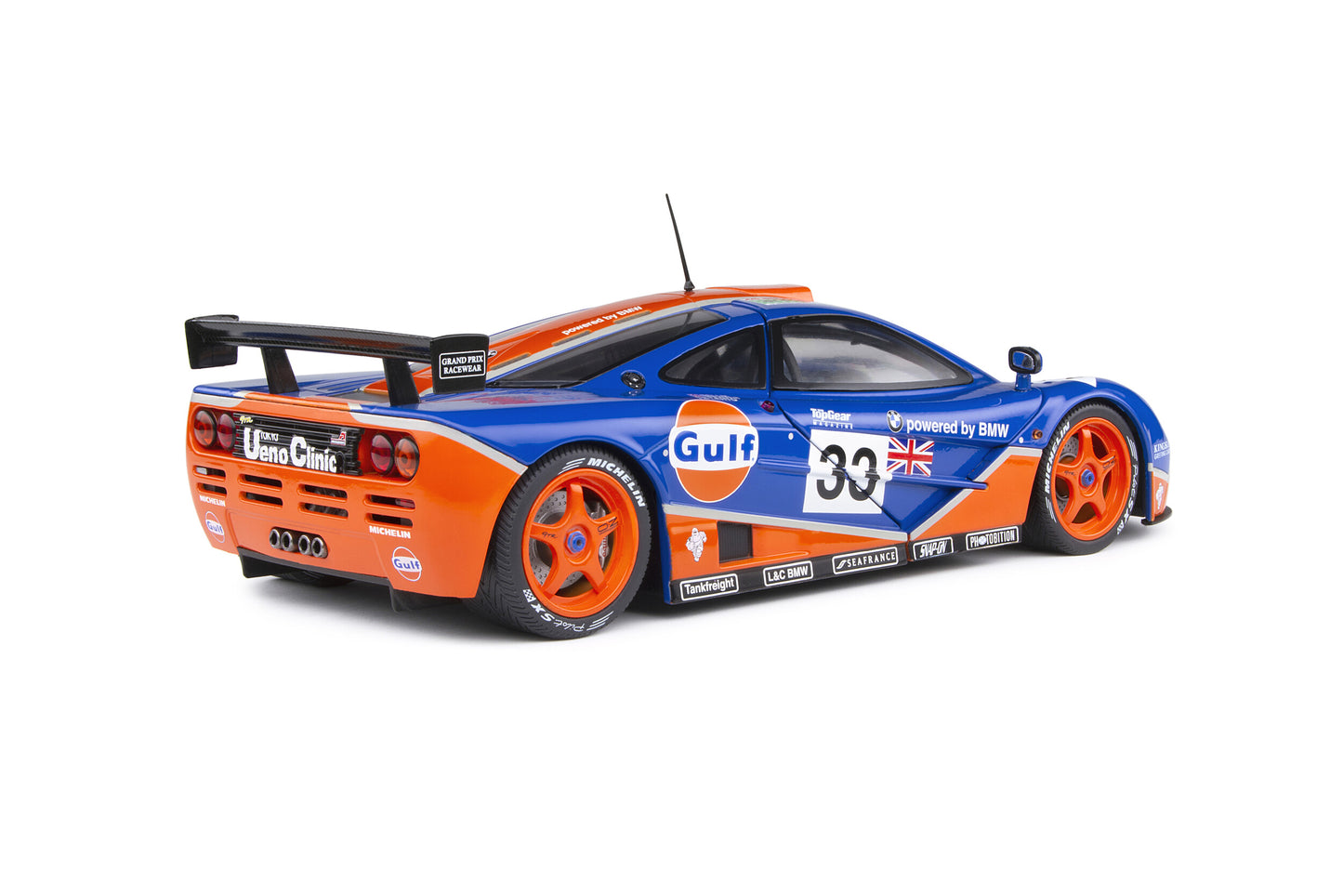 McLaren F1 GTR Short Tail – 24H Le Mans 1996 – #33 Bellm/Lehto/Weaver – 1:18 – Solido