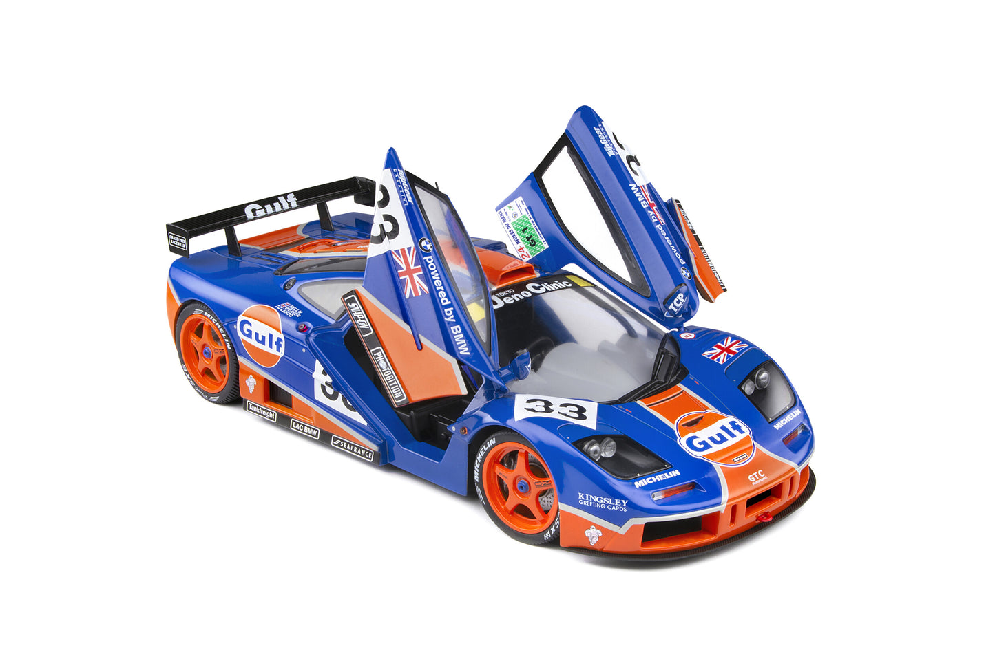 McLaren F1 GTR Short Tail – 24H Le Mans 1996 – #33 Bellm/Lehto/Weaver – 1:18 – Solido