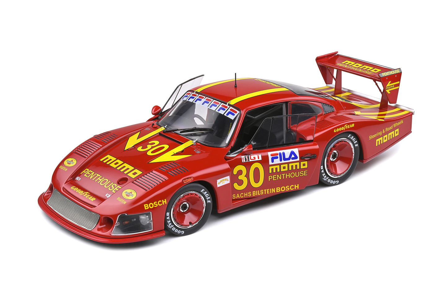 Porsche 935 Moby Dick – 24H Le Mans 1982 – #70 Moretti – 1:18 – Solido