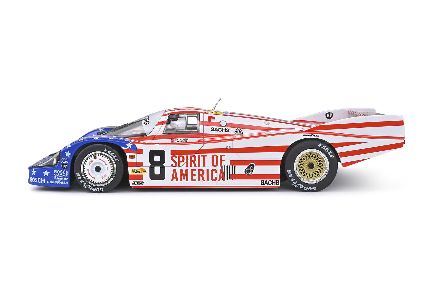 Porsche 956LH – 24H Le Mans 1986 – #8 Follmer/Morton/Miller – 1:18 – Solido