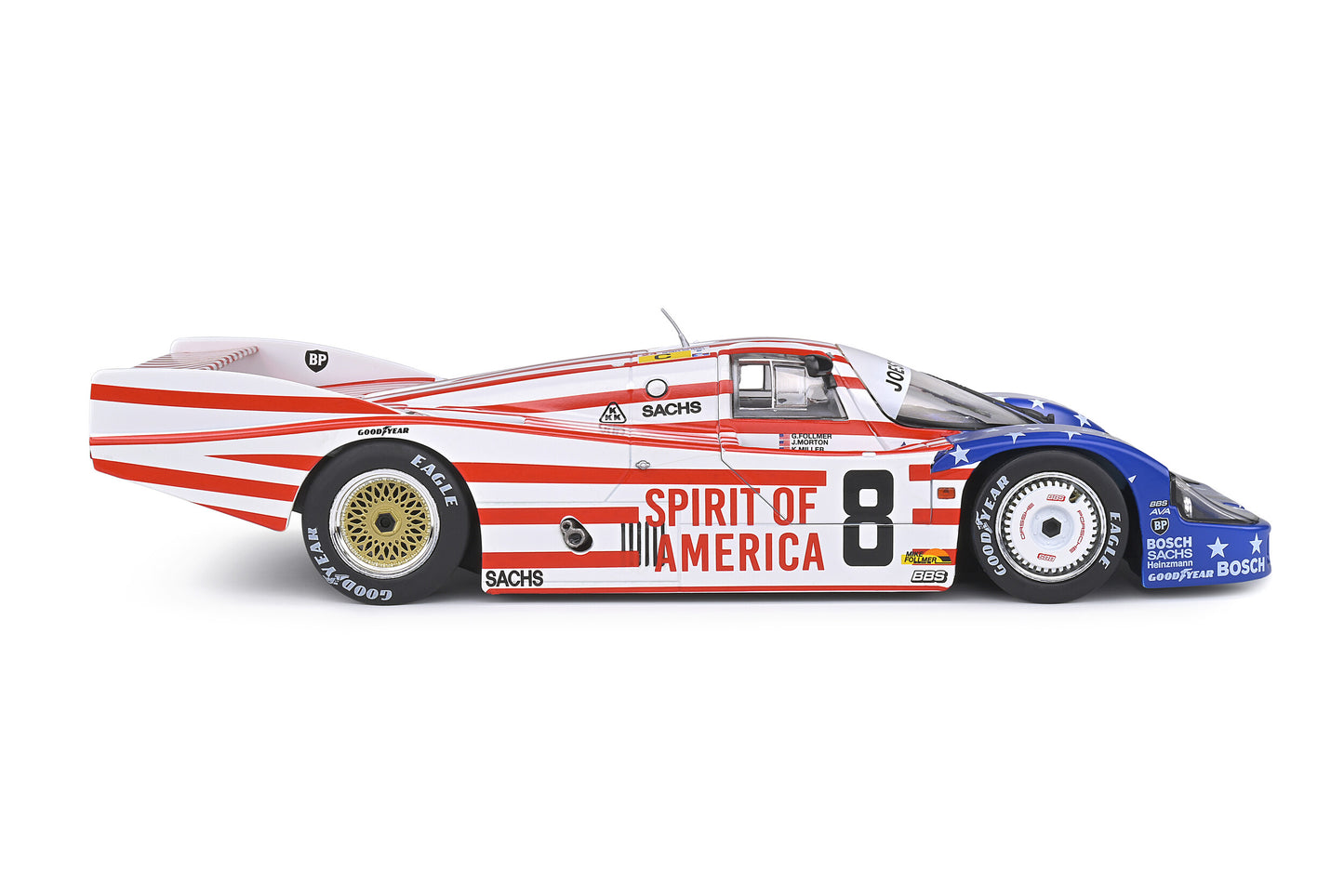 Porsche 956LH – 24H Le Mans 1986 – #8 Follmer/Morton/Miller – 1:18 – Solido