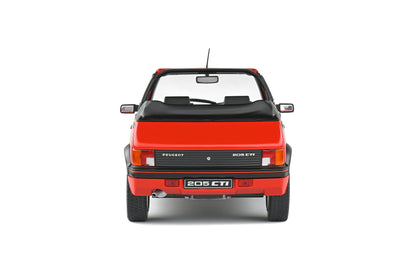 Peugeot 205 CTI – Rouge Vallelunga – 1986 – 1:18 – Solido