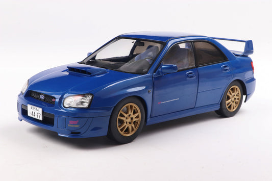 Subaru Impreza WRX STI Sonic Blue 2003 1:18 Solido