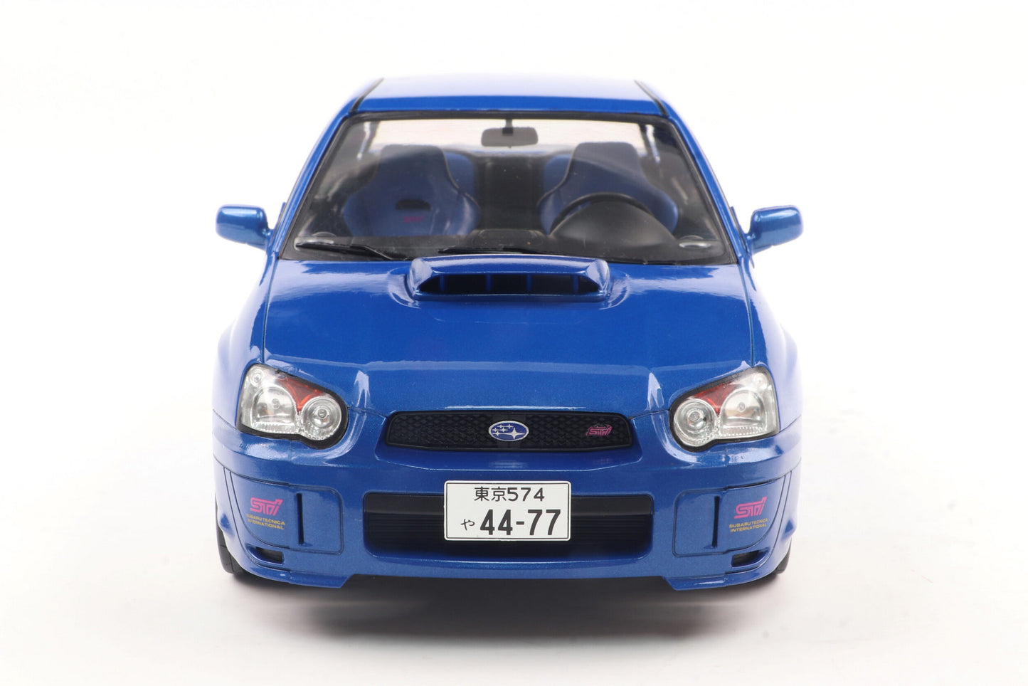 Subaru Impreza WRX STI Sonic Blue 2003 1:18 Solido