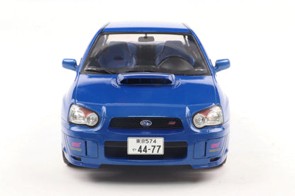 Subaru Impreza WRX STI Sonic Blue 2003 1:18 Solido