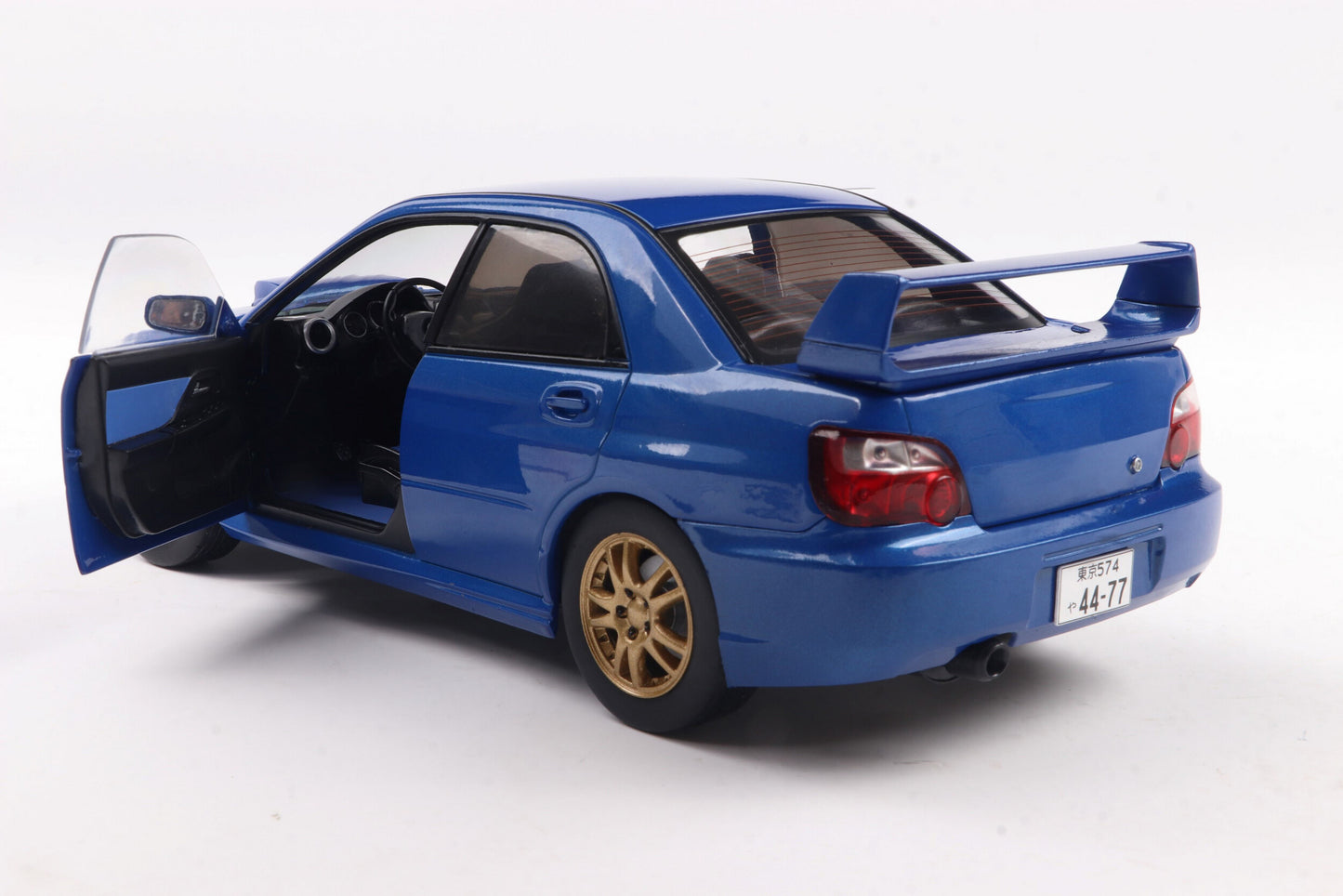Subaru Impreza WRX STI Sonic Blue 2003 1:18 Solido