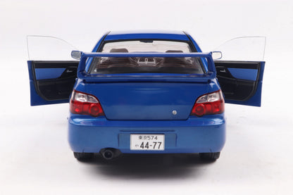 Subaru Impreza WRX STI Sonic Blue 2003 1:18 Solido