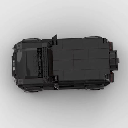 Mercedes-Benz G63 autić na sklapanje, prikaz odozgo.
