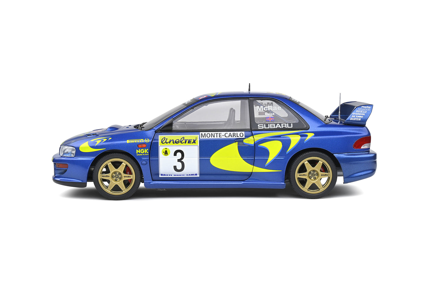 Subaru Impreza 22B – Rallye Monte-Carlo 1998 – #3 McRae/Grist – 1:18 – Solido