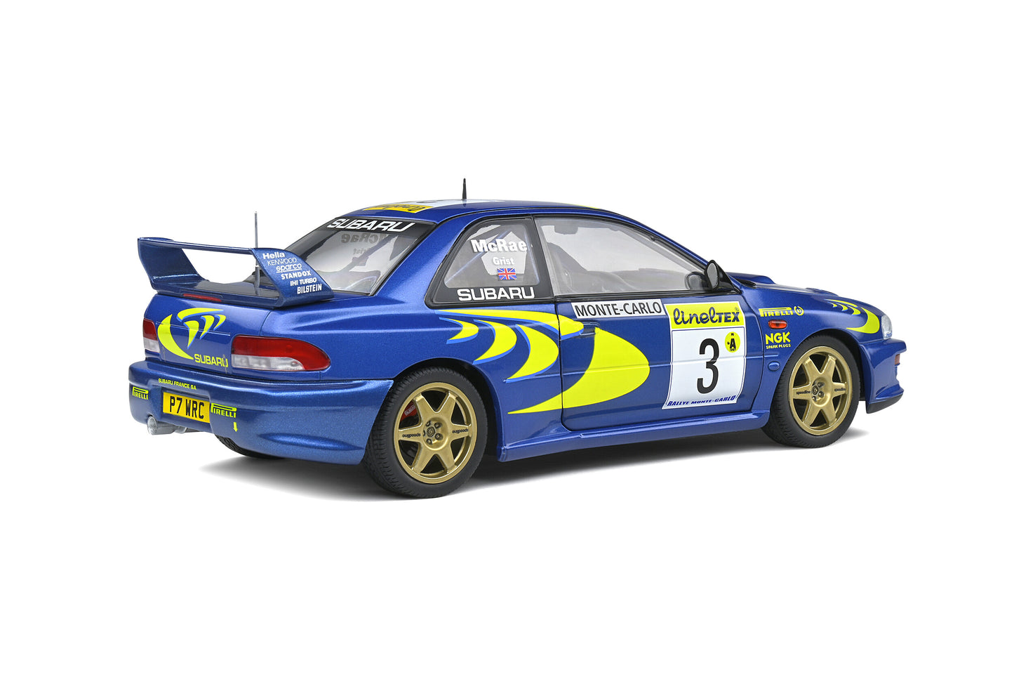 Subaru Impreza 22B – Rallye Monte-Carlo 1998 – #3 McRae/Grist – 1:18 – Solido