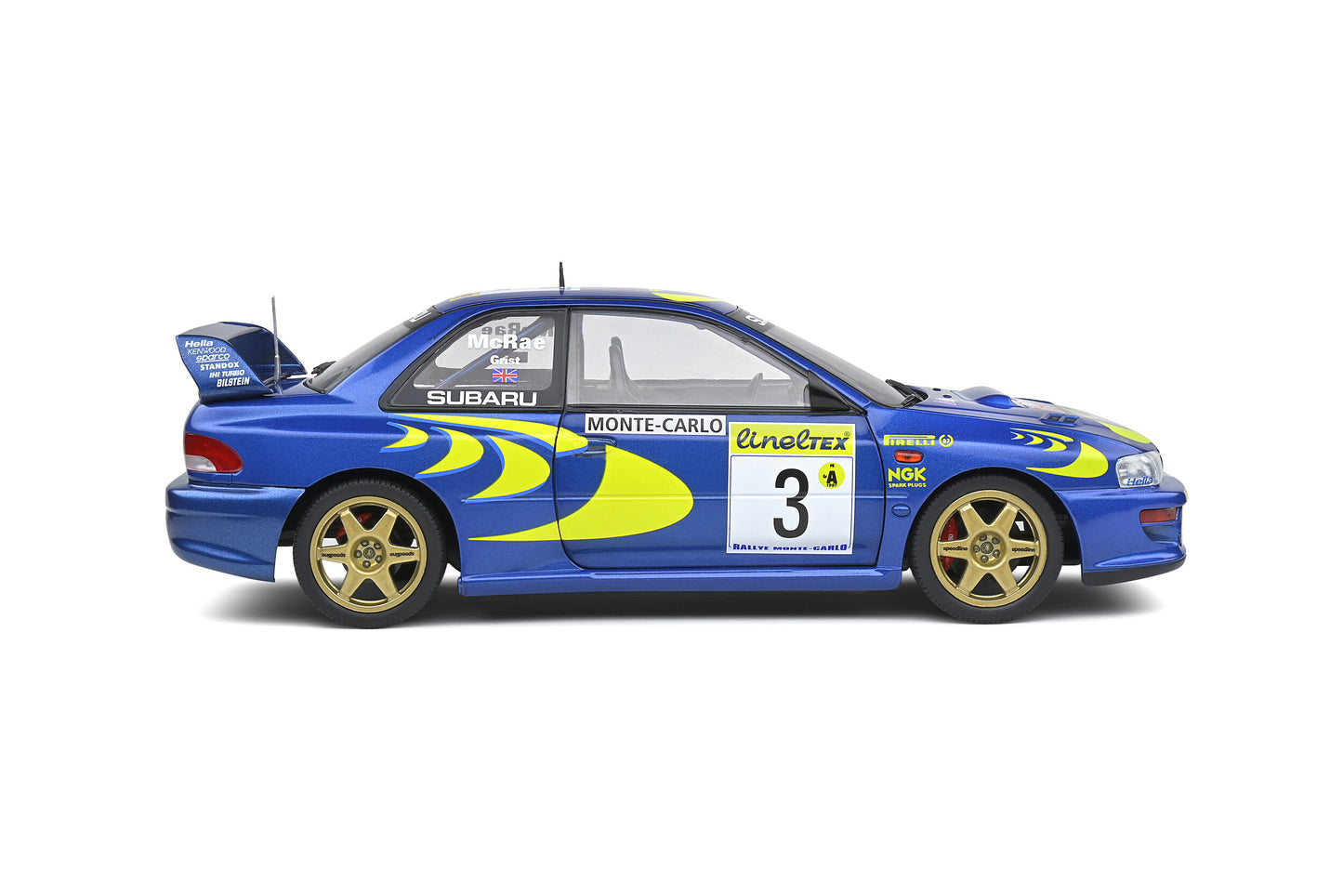 Subaru Impreza 22B – Rallye Monte-Carlo 1998 – #3 McRae/Grist – 1:18 – Solido