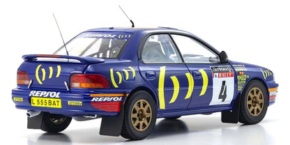 Zadnji pogled Subaru Impreza Colin McRae Winner RAC 1994 model