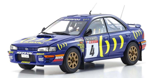 Prednji pogled Subaru Impreza Colin McRae Winner RAC 1994 model