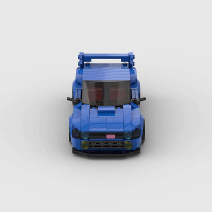  Pogled odozgo na sklopljen model Subaru Impreza 2004.