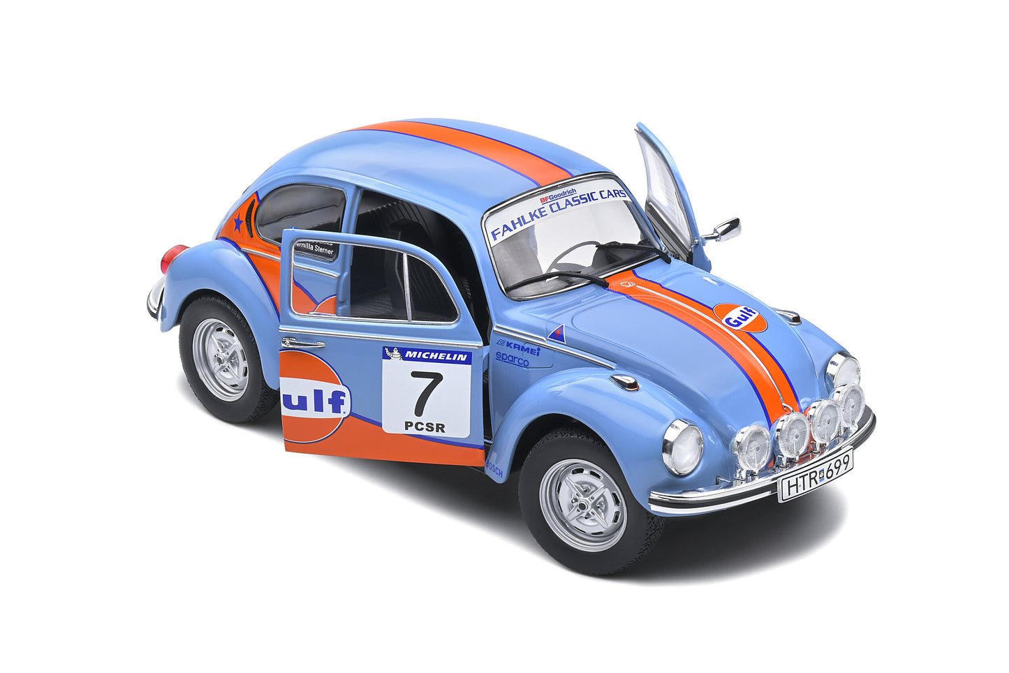 Volkswagen Beetle 1303 Rallye Colds Balls 2019 – #7 Fahlke/Sterner – Die‑Cast Solido