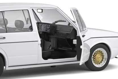 Volkswagen Golf L White Custom 1983 – Die‑Cast Solido